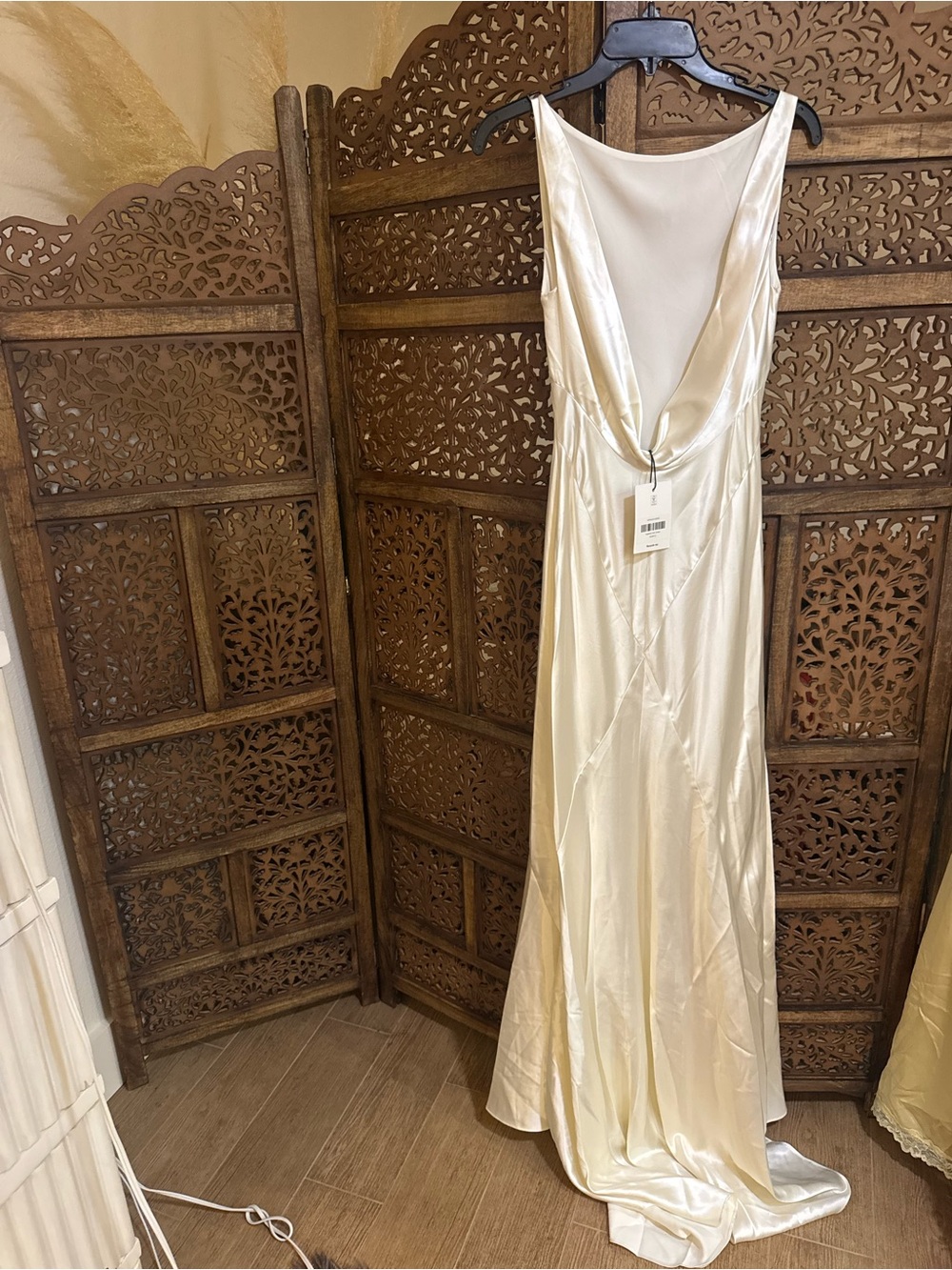 Reformation Isabelle Silk Dress NEW NWT - Picture 5 of 5